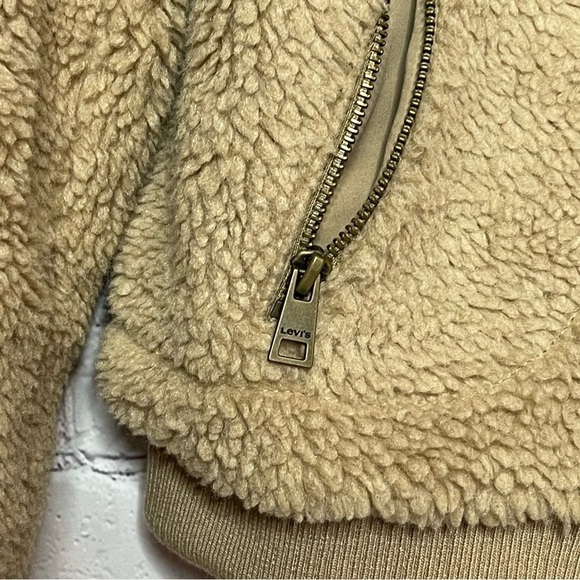 Levi’s Sherpa Fleece Teddy Jacket size Large - Picture 7 of 16